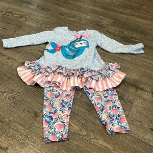 Rare Editions Size 3T Outfit/Set Good Used Condition